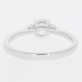 Sterling Silver Semi Mount Ring Setting Round RD 5X5mm - Syzjewelry